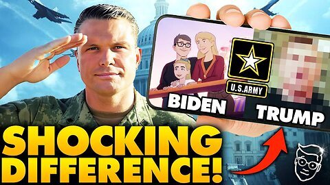 The Difference Between Trump and Biden Military Ads Will SHOCK You - Army Recruitment UP 1000%