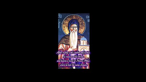 Saint Simeon the Myrrh-Gusher – The Humble Prince Turned Monk