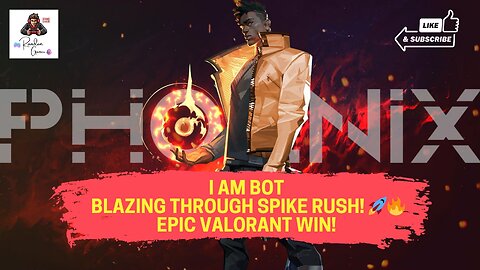 Bot Blazing Through Spike Rush! 🚀🔥 Epic Valorant Win! #valorant #gameplay #share #like #subscribe