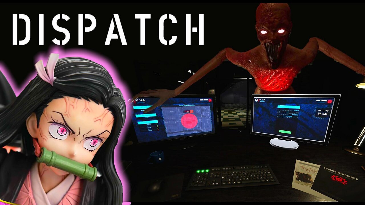 NEZUKO Plays DISPATCH Psychological FREE Indie Horror Game On ITCH.IO
