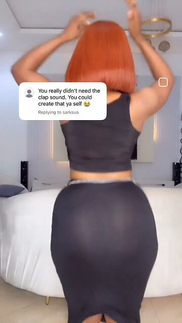 Woman ass clap