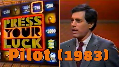 Press Your Luck (1983 Pilot) Peter Tomarken’s First Whammy Showdown!