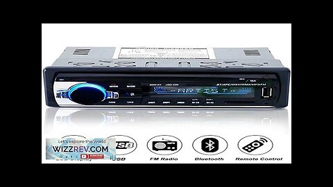 12/24V 60W*4 Bluetooth Audio Radio Multimedia Car MP3 Player Auto Raido Player Review