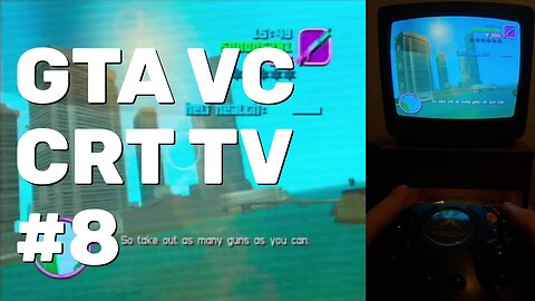 Grand Theft Auto: Vice City Walkthrough Part 8 (OG Xbox CRT TV)