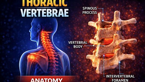 Thoracic Vertebrae Anatomy 3D | Detailed Structure, Features & Clinical Importance