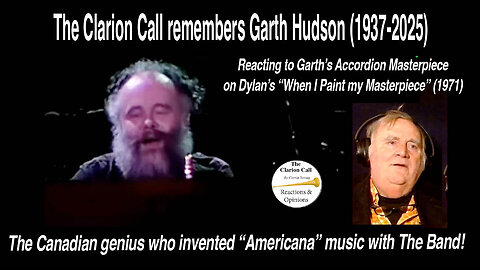 Remembering Garth Hudson' and his accordion masterpiece! Reacting to The Band doing a Dylan Classic