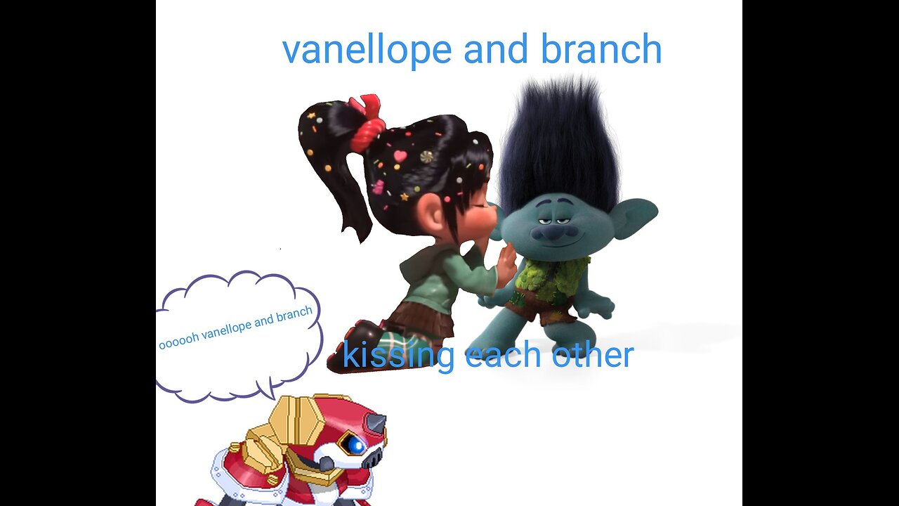 Vanellope kisses branch