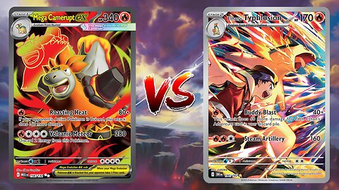 Pokemon TCG Live Mega Camerupt EX Volcanion EX VS Ethan's Ho-Oh EX Magcargo!!