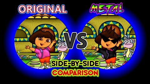 Dora No More Original VS Metal Version Comparison