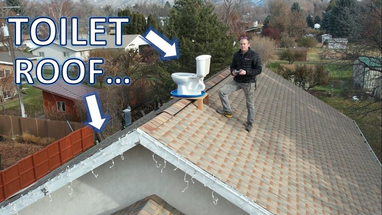 Toilet + Ground = Smash...