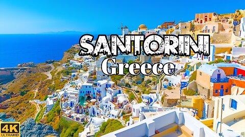 Santorini, Greece: A Stunning Paradise of Beauty and Breathtaking Sunsets| 4K Drone Footage 2025|