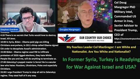 🔥Col MacGregor: In Syria, Turkey is Readying for War Against Israel and USA?