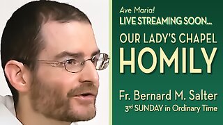 Third Sunday in Ordinary Time - January 26, 2025 - HOMILY