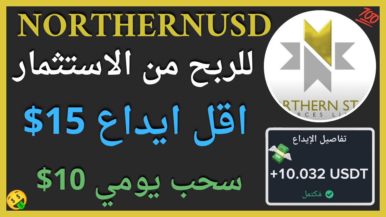 منصة NorthernUSD للربح من الاستثمار مع اثبات سحب اموال حقيقي 10$ 💲🤑