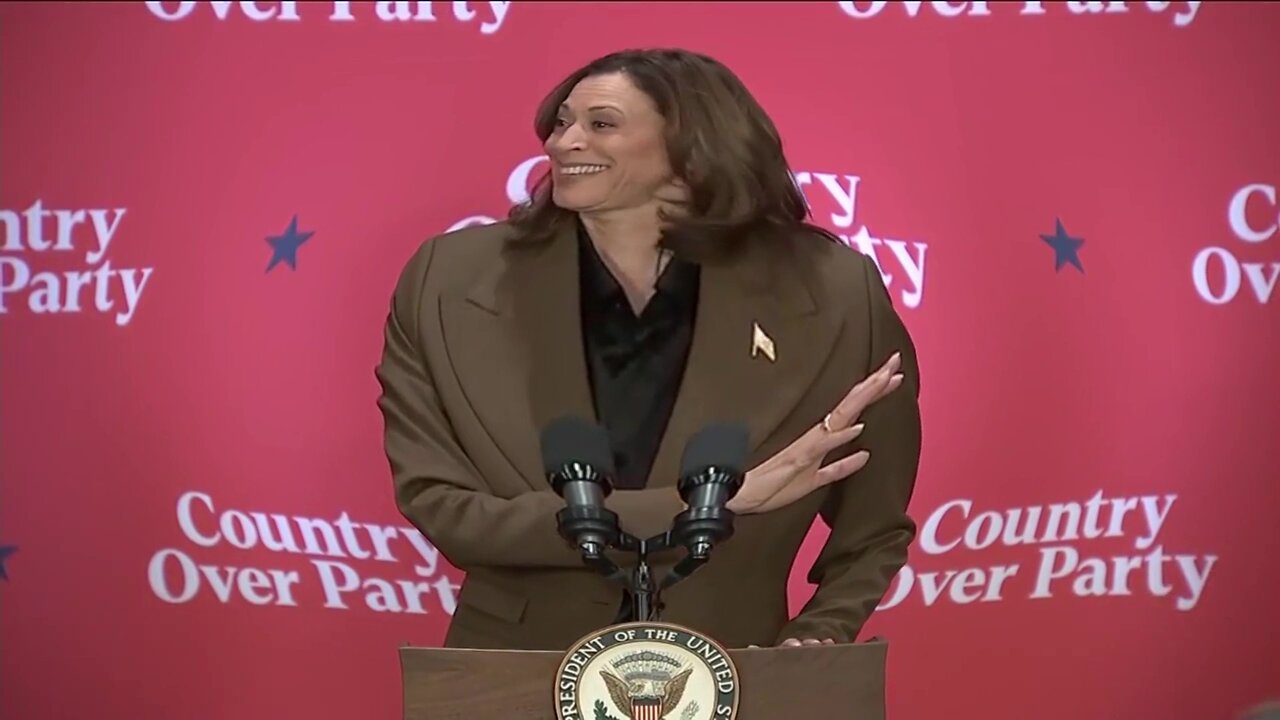 Just 2 minutes of Kamala Harris sharing good ideas about nothing...