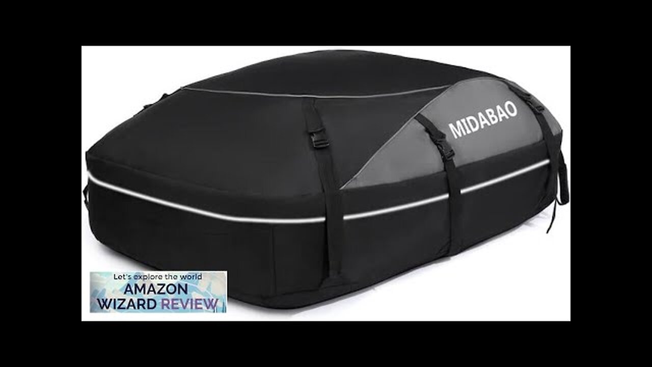 MIDABAO 20 Cubic Waterproof Duty Car Roof Top Carrier-Car Cargo Roof Bag Review