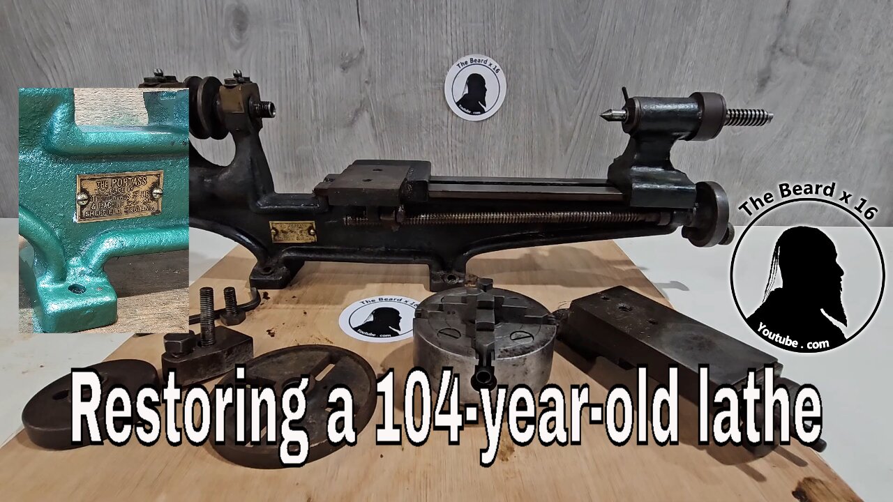 Restoring the 104-Year-Old Portass Watchmakers/Model Makers Lathe: A Passion for Craftsmanship