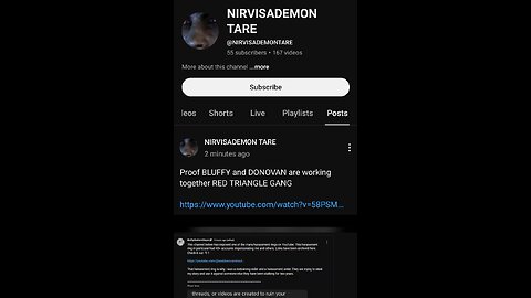 Donovan Shouldis is NOT working with bluffy the narc slayer for no red triangle gang.