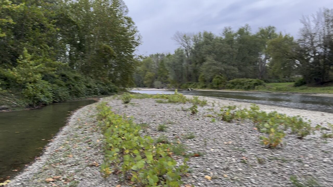 Exploring An Island During Low Water Levels