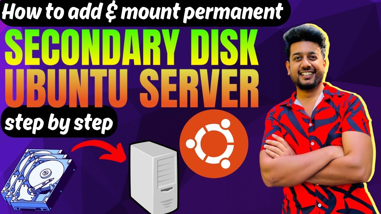 How to ADD and MOUNT 2nd hard disk in ubuntu server