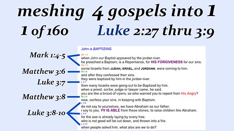 070a Luke 2:26 thru 3:9 p5 [Jesus] [Live]