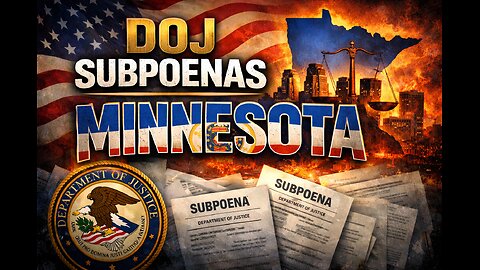 DOJ Subpoenas Minnesota And More... Real News with Lucretia Hughes.
