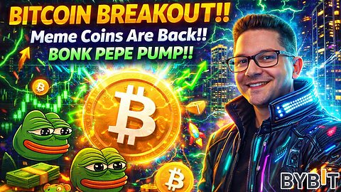 Bitcoin Breakout Right Now!! BONK PEPE PUMP!! Meme Coins Are Back!!