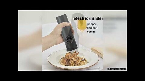 Electric Salt And Pepper Grinder With Adjustable Coarseness Refillable Mill Battery Powered Review