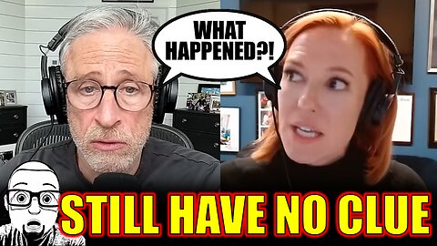 Jon Stewart and Jen Psaki PANIC Because They DON'T KNOW Why Trump Won!