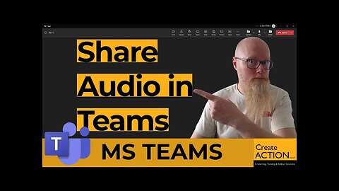 Share Screen with Sound in TEAMS