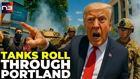 URGENT: Tanks Rolling Past BURGER KING in Portland – What Happens at Midnight Changes America 