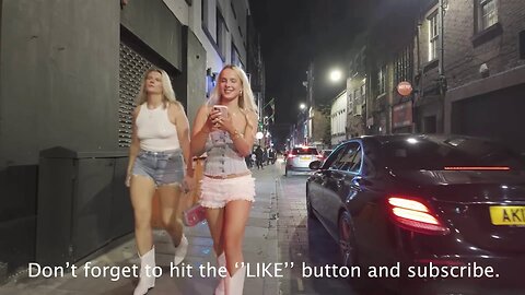 Walking Liverpool at Night | City Center Nightlife Tour in HD