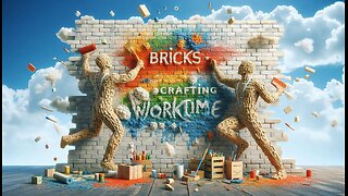 Bricks Crafting Work Time garage floor paint day 3