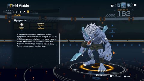 hyogamon all digivolution/de-digivolution/profile Digimon Story Time Stranger