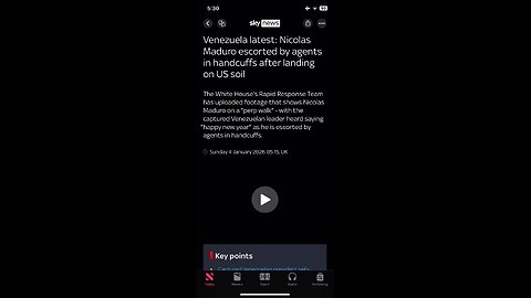 Nicolas Maduro captured : news topics