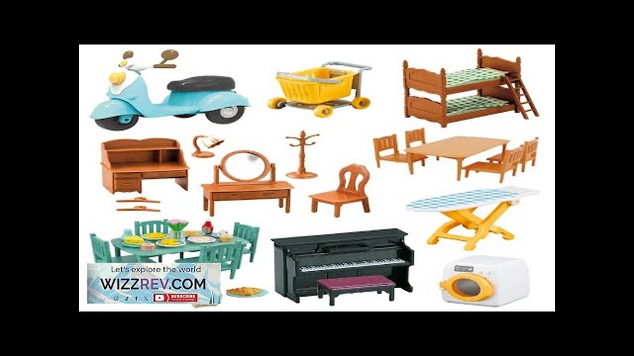 1:12 Miniature Furniture Forest Family Kitchen Toy Dining Table Dollhouse Accessories Review