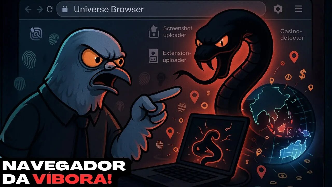 📰Universe Browser: o “navegador da privacidade” que te encaminha para a Víbora