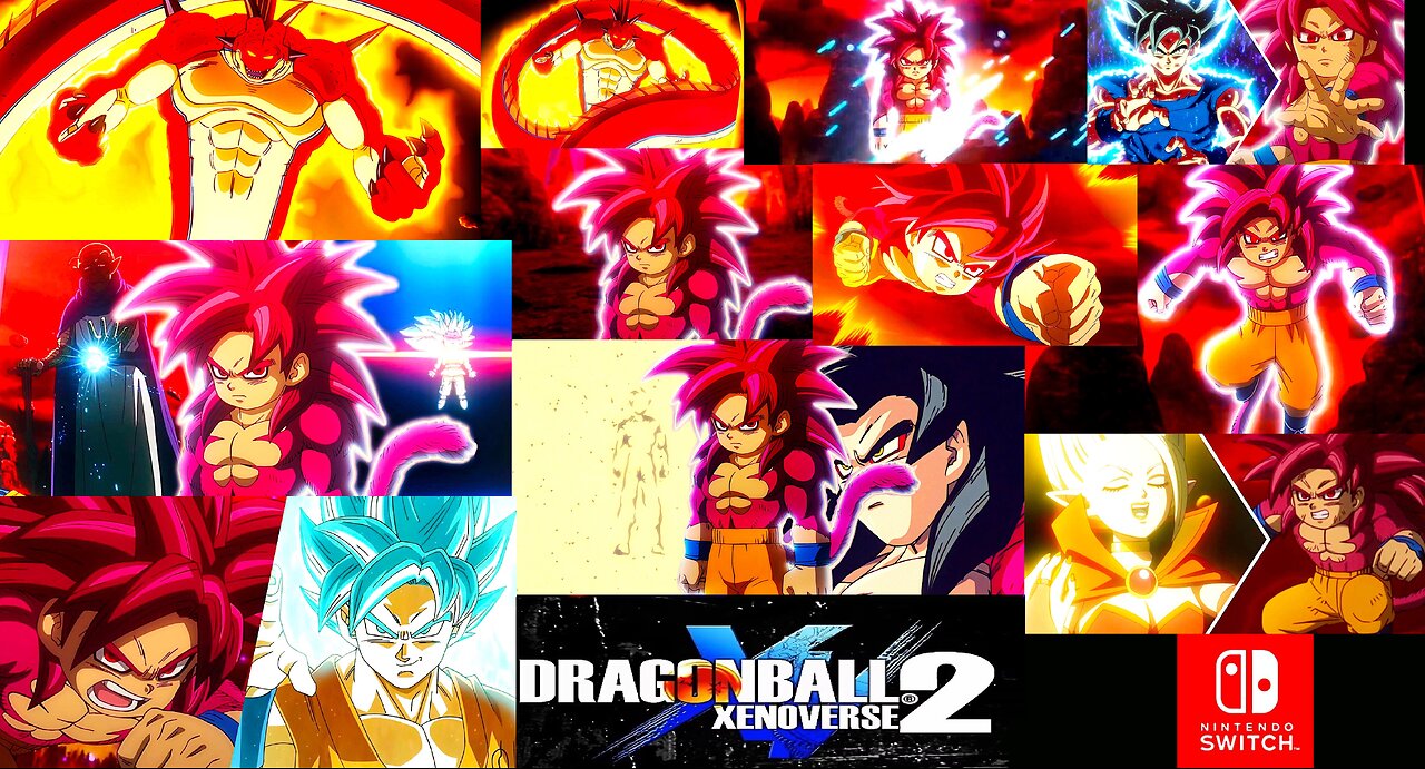 Dragon Ball Xenoverse 2 : New Super Saiyajin 4 👶🏻🥋🦍🔥🇯🇵 (Nintendo Switch🎮)