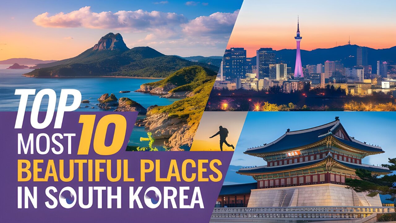 Top 10 Most Beautiful Places to Visit in South Korea | South Korean City View | South Korean Travel