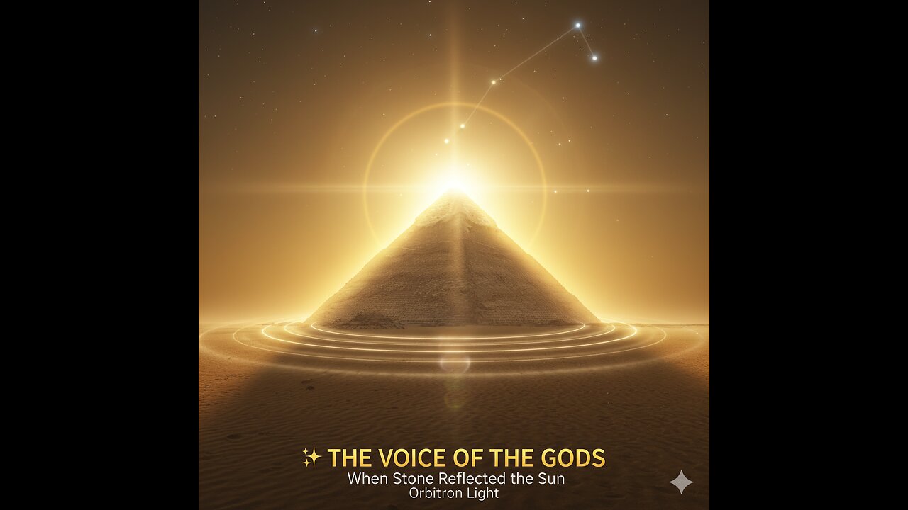 The Voice of the Gods – The Pyramid That Reflected the Sun