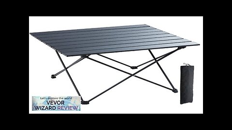 VEVOR Folding Camping Table Outdoor Portable Side Tables Lightweight Fold Up Table Review