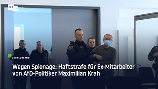 Wegen Spionage: Haftstrafe für Ex-Mitarbeiter von AfD-Politiker Maximilian Krah