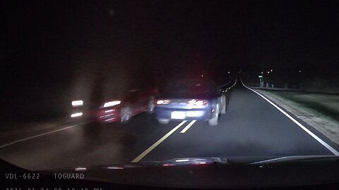 No Insurance, Ficticious Tag, and nearly hit car head-on passing over a blind-spot hill