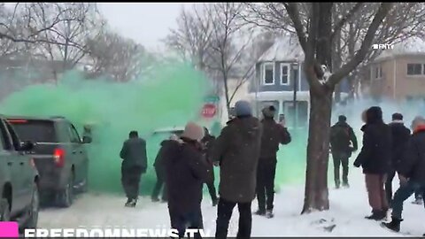 Federal agents UNLEASH Tear Gas, Green Smoke & Pepper Spray on Anti-ICE ANIMALS in Minneapolis