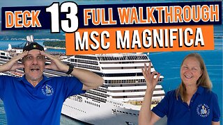 MSC Magnifica Public Deck 13 | Tall Man's Cruise Adventures