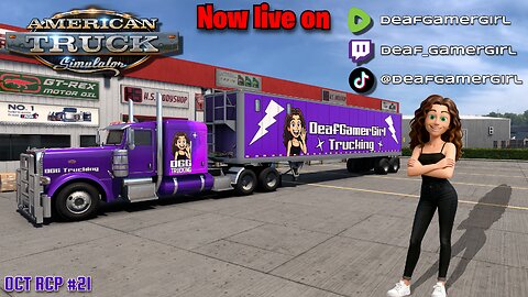 🔴 [FR/ENG] 🚚 Woman Driving Big Rigs in American Truck Simulator Live 🚚 !wheel💜 Oct RCP #21