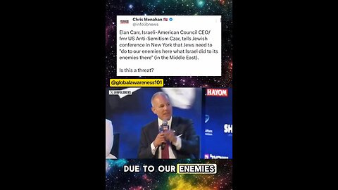 "Jews need do to our enemies here (USA) what Israel did to its enemies there"