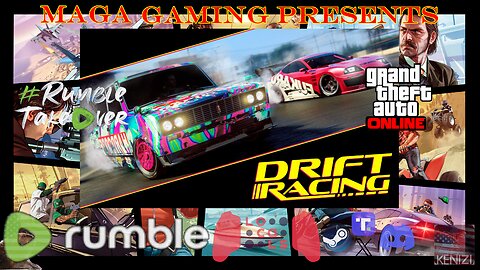 Rockstar Newswire then GTAO - Drift Racing Week: Thursday w/ Rumblers and viewers