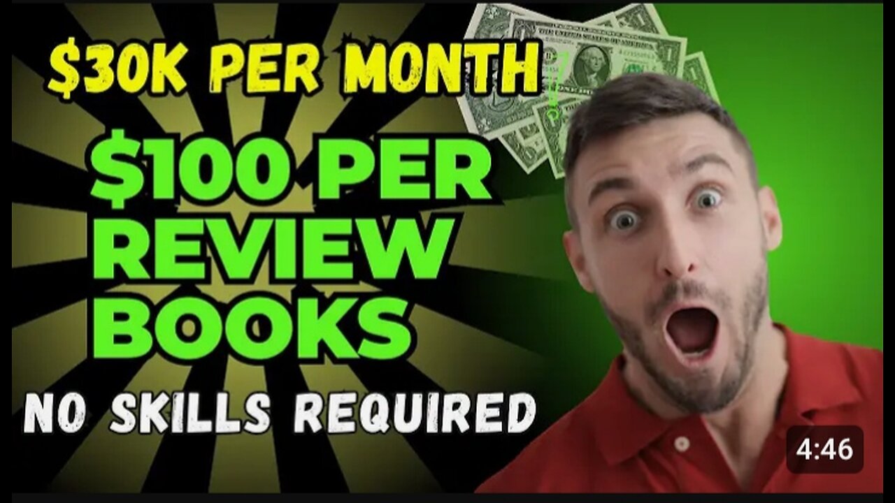 Learn how to make money online by reviewing books on websites!