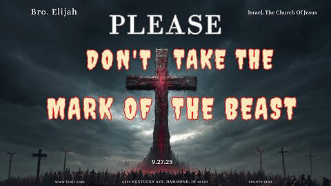 PLEASE DON'T TAKE THE MARK OF THE BEAST